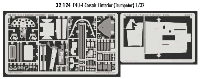 Vought F4U-4 Corsair interior (designed to be used with Trumpeter kits)