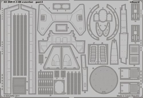 Grumman F-14D Tomcat exterior (designed to be used with Trumpeter kits)