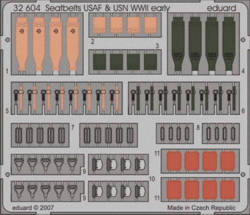 seatbelts USAF and USN WWII early