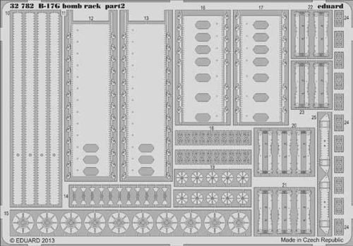 Boeing B-17G Flying Fortress bomb rack (designed to be used with Hong Kong Models kits)