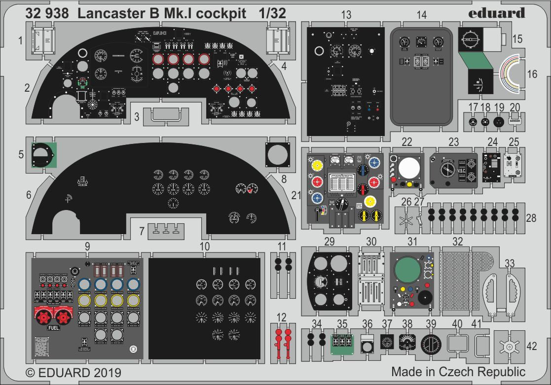 Avro Lancaster B Mk.I cockpit (designed to be used with Hong Kong Models kits)