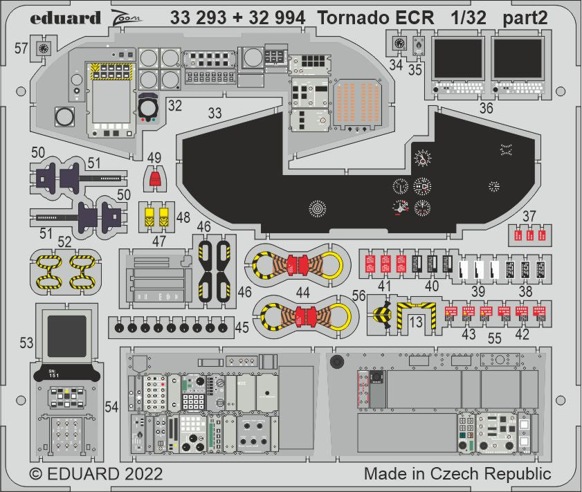 Panavia Tornado ECR (designed to be used with Italeri kits) (Eduard sold out March 2026)