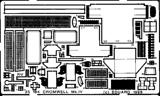 Cromwell Mk.IV (designed to be used with Tamiya kits)