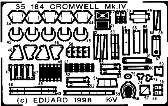 Cromwell Mk.IV (designed to be used with Tamiya kits)