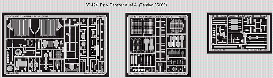 Pz.Kpfw.V Panther Ausf.A (designed to be used with Tamiya kit TA35065)