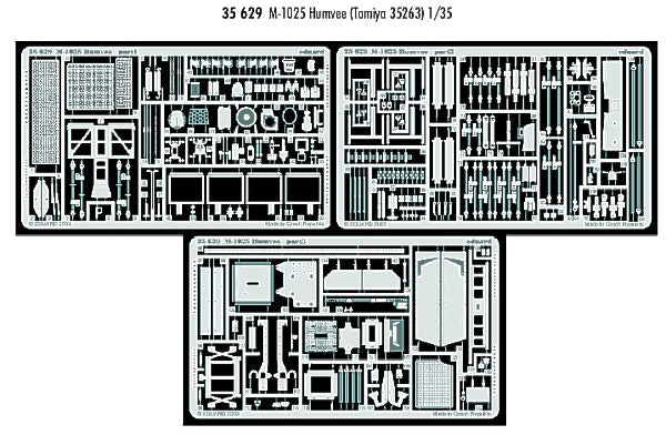 M1025 Humvee (designed to be used with Tamiya TA35263 kits)