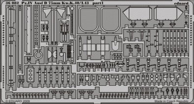 Pz.Kpfw.IV Ausf.D 75mm Kw.K.40/L43 (designed to be used with Dragon kits)(Eduard sold out February 2022)