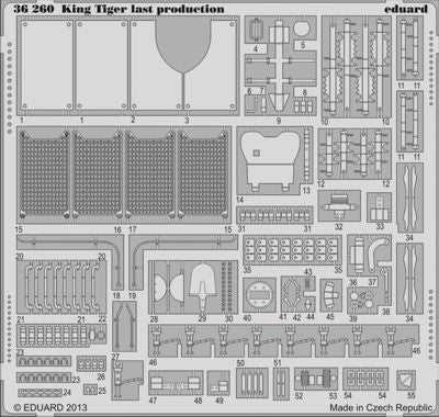 Pz.Kpfw.VI King Tiger Sd.Kfz.182 (Late production) (designed to be used with Academy kits)