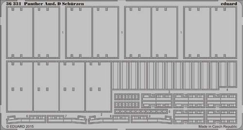 Panther Ausf.D Schurzen/Schürzen (designed to be used with Tamiya kits) RE-RELEASED!!!