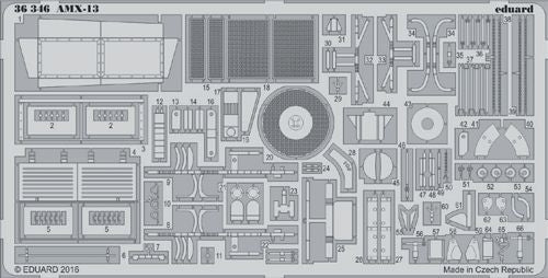 French AMX-13 Light Tank (designed to be used with Tamiya kits) (Eduard sold out July 2023 part 1)