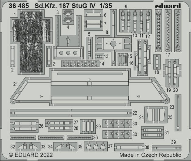 Sd.Kfz.167 Sturmgeschutz/StuG IV (designed to be used with Ryefield Model kits)