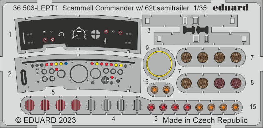 Scammell Commander with 62t semitrailer (designed to be used with Hobby Boss kits)