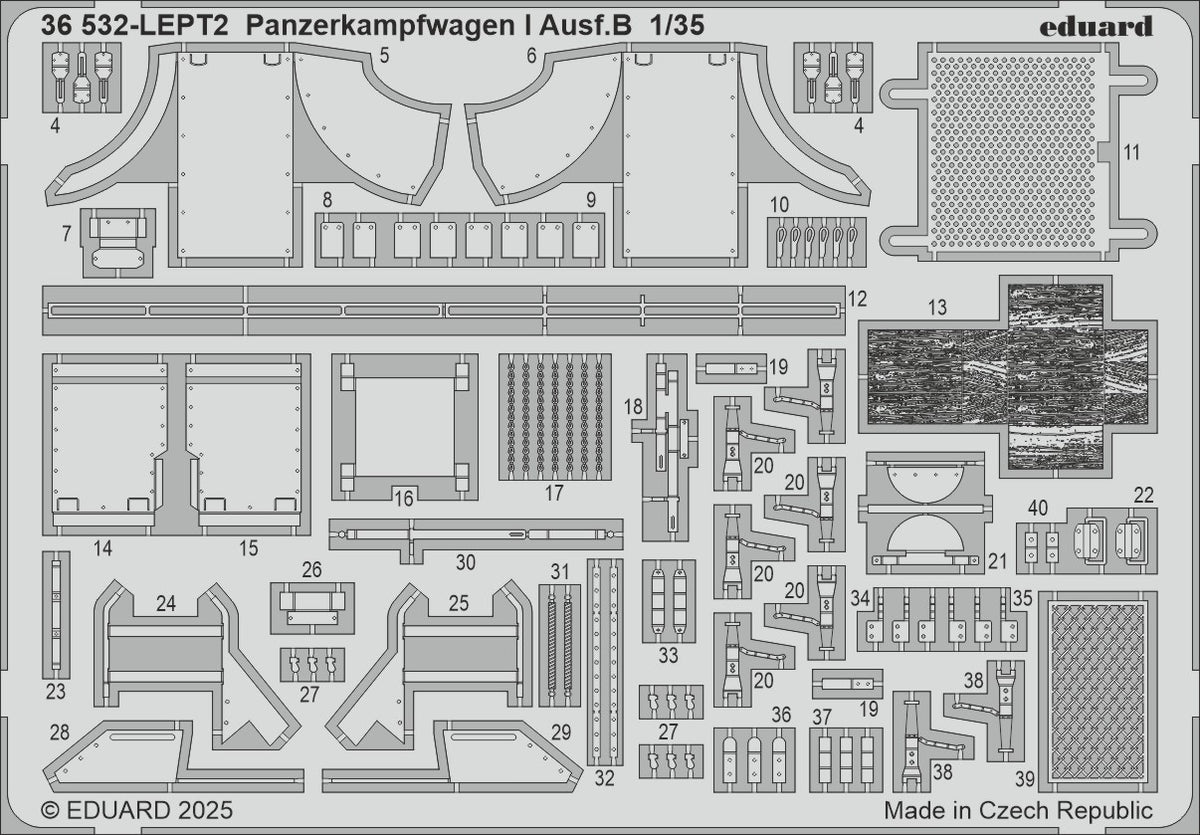 Pz.Kpfw.I Ausf.B 1/35 (designed to be used with Tamiya kits) [Panzerkampfwagen]
