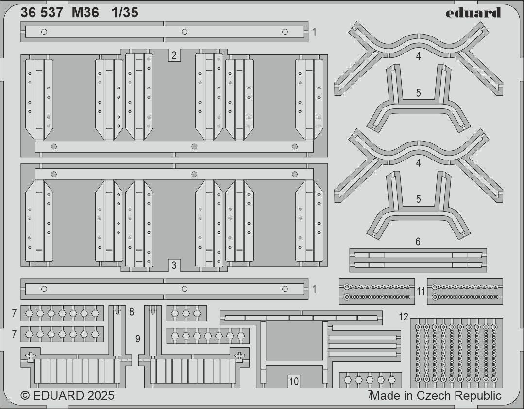 M36 1/35 (designed to be used with Tamiya kits)
