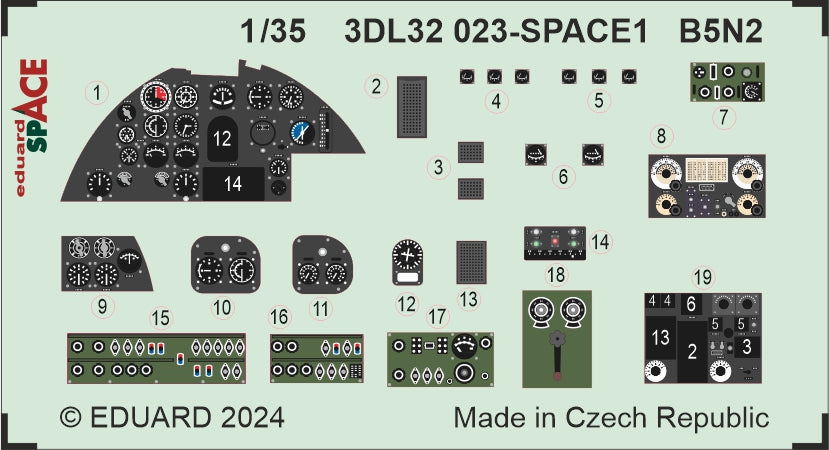 Nakajima B5N2 Type 97 Kate SPACE 1/35(designed to be used with Border Model kits)