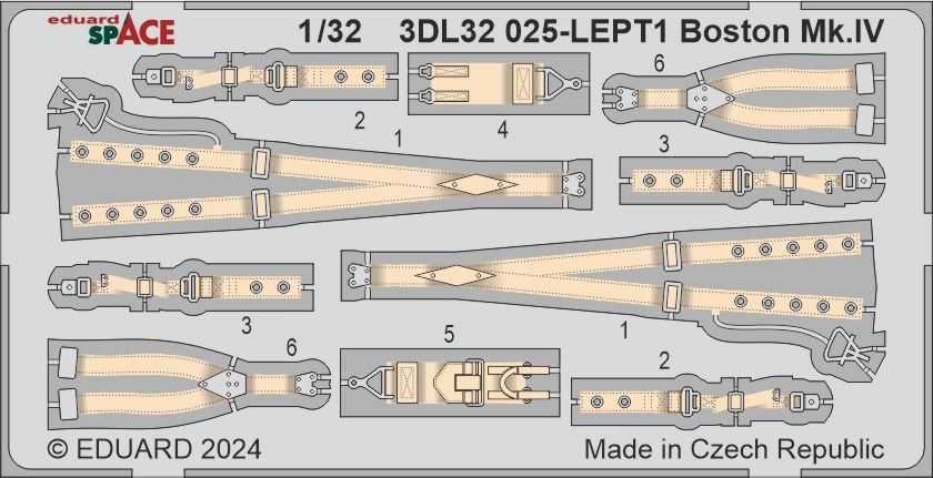 Douglas Boston Mk.IV SPACE 1/32 (designed to be used with Hong Kong Models kits) [A-20J/K]