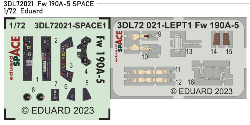 Focke-Wulf Fw-190A-5 SPACE (designed to be used with Eduard kits)