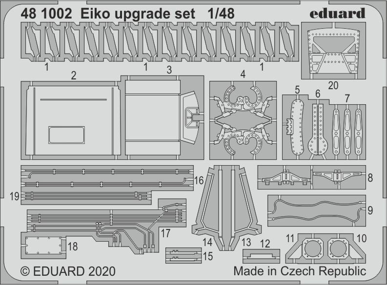 Eiko Lockheed F-104J upgrade set (designed to be used with Eduard kits)(Eduard sold out February 2023)