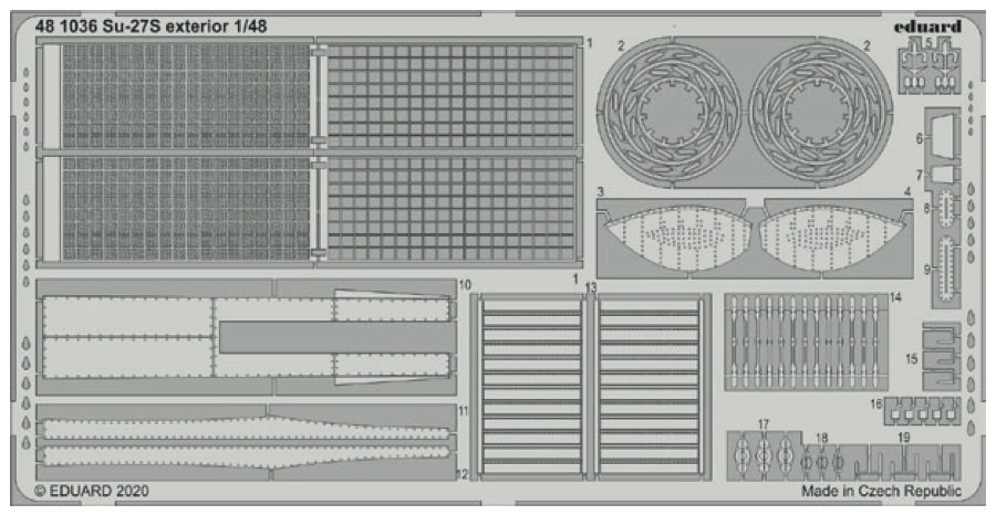 Sukhoi Su-27S exterior(designed to be used with Kitty Hawk Models Models and Zimi Model kits)