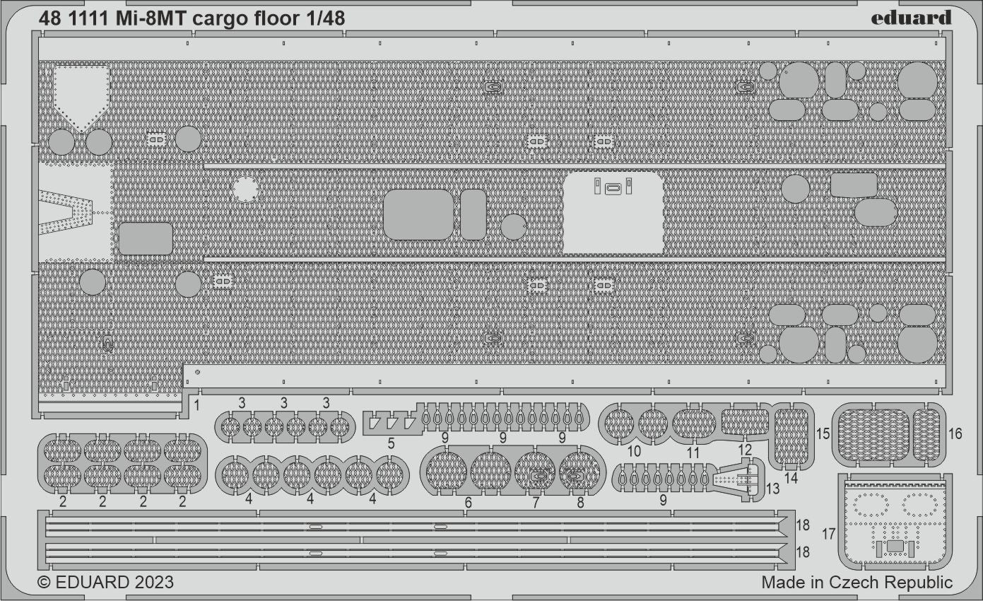 Mil Mi-8MT cargo floor (designed to be used with Trumpeter kits)