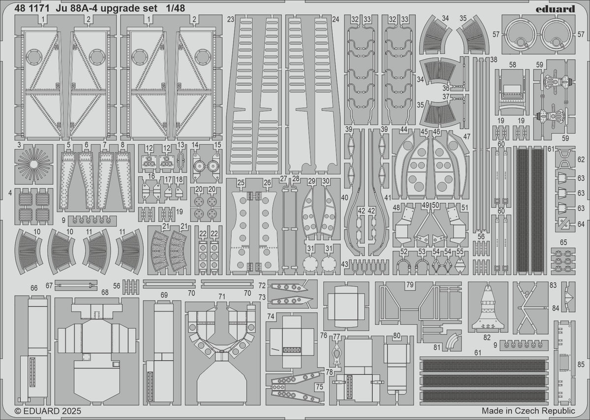 Junkers Ju-88A-4 upgrade set 1/48 (designed to be used with Eduard kits)