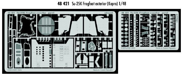 Sukhoi Su-25K Frogfoot exterior (designed to be used with Eduard kits, Kovozavody Prostejov, KP/Kopro, OEZ and SMER kits)(Eduard sold out January 2023)