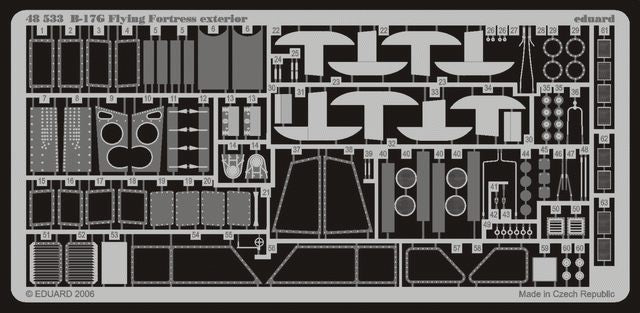 Boeing B-17G Flying Fortress exterior (designed to be used with Monogram and Revell kits)