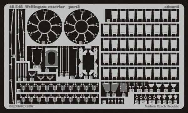 RE-RELEASED!!! Vickers Wellington Mk.I exterior 1/48 (designed to be used with Trumpeter kits)