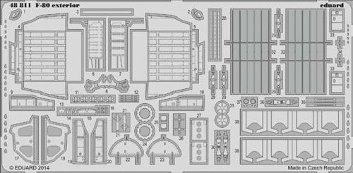 Lockheed F-80A Shooting Star exterior (designed to be used with Hobby Boss kits) [RF-80A F-80C]