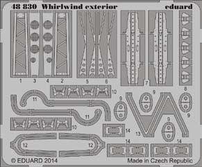 RE-RELEASED!!! Westland Whirlwind exterior 1/48 (designed to be used with Trumpeter kits)