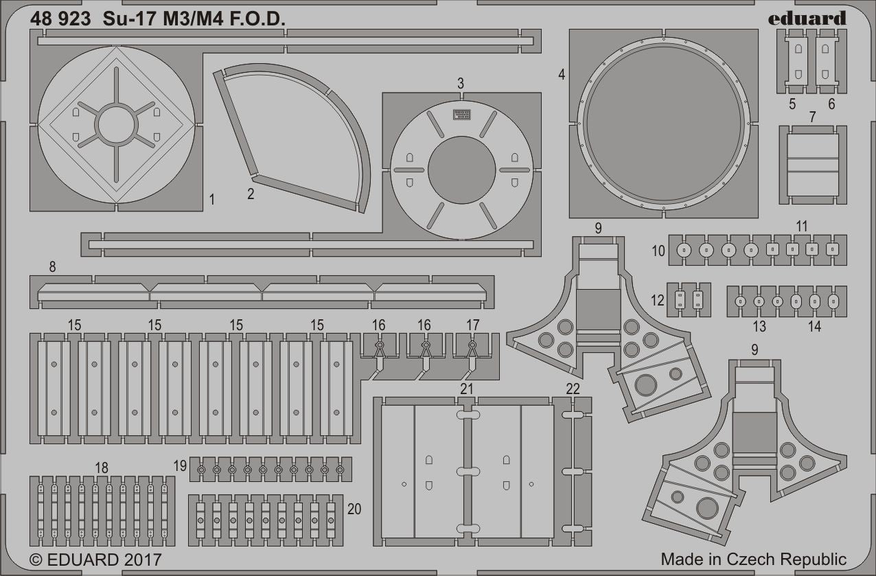 Sukhoi Su-17M3/M4 'Fitter' F.O.D.(designed to be used with Kitty Hawk Models Models and Zimi Model kits)