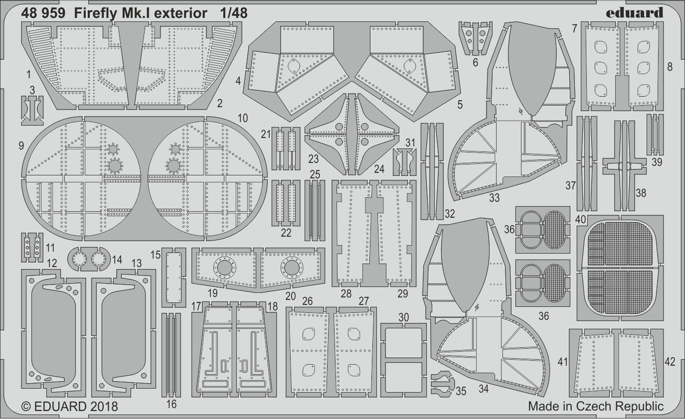 Fairey Firefly Mk.I exterior (designed to be used with Trumpeter kits)