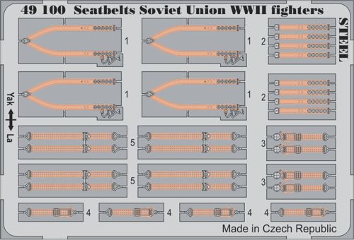 seatbelts Soviet Union WWII fighters STEEL