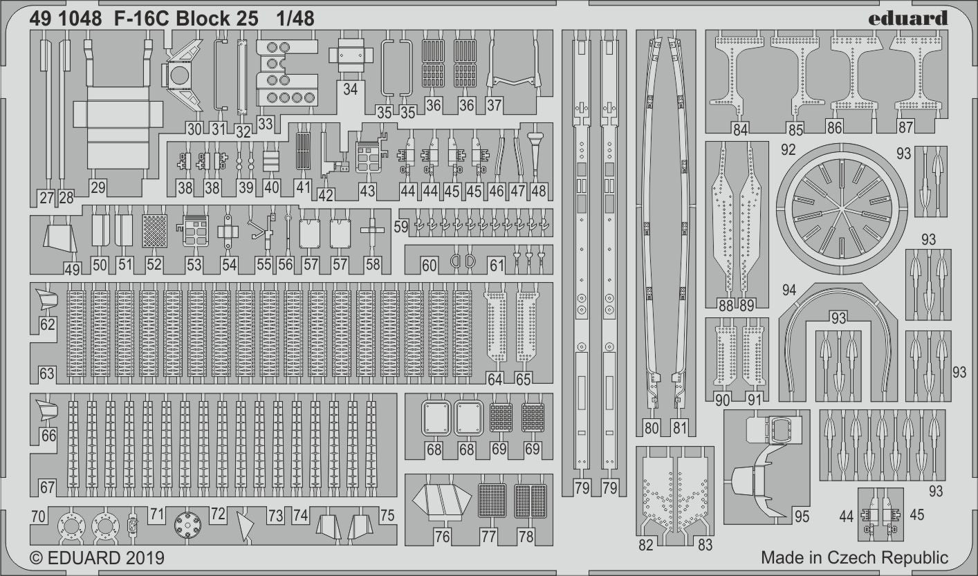 Lockheed-Martin F-16C Block 25 (designed to be used with Tamiya kits)