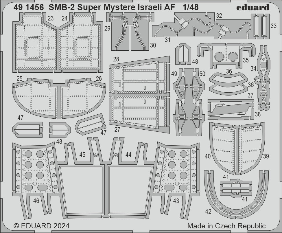 Dassault SMB-2 Super Mystere Israeli AF 1/48 (designed to be used with Special Hobby kits)