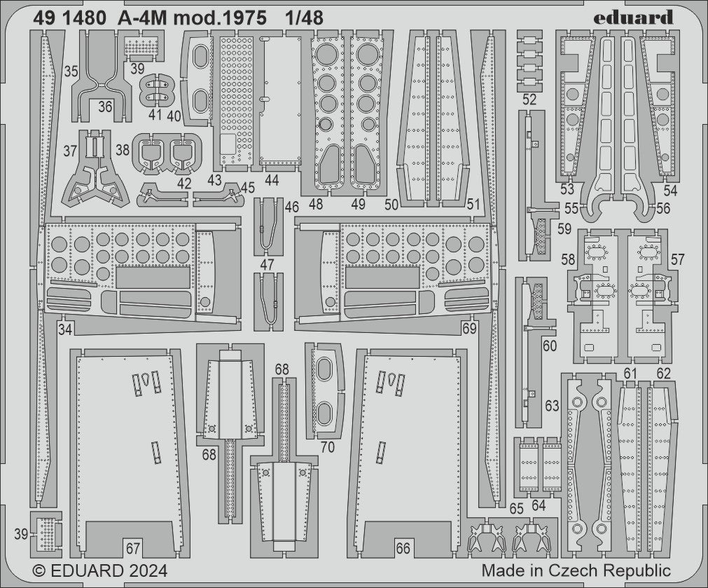 Douglas A-4M Skyhawk mod. 1975 1/48 (designed to be used with Magic Factory kits)
