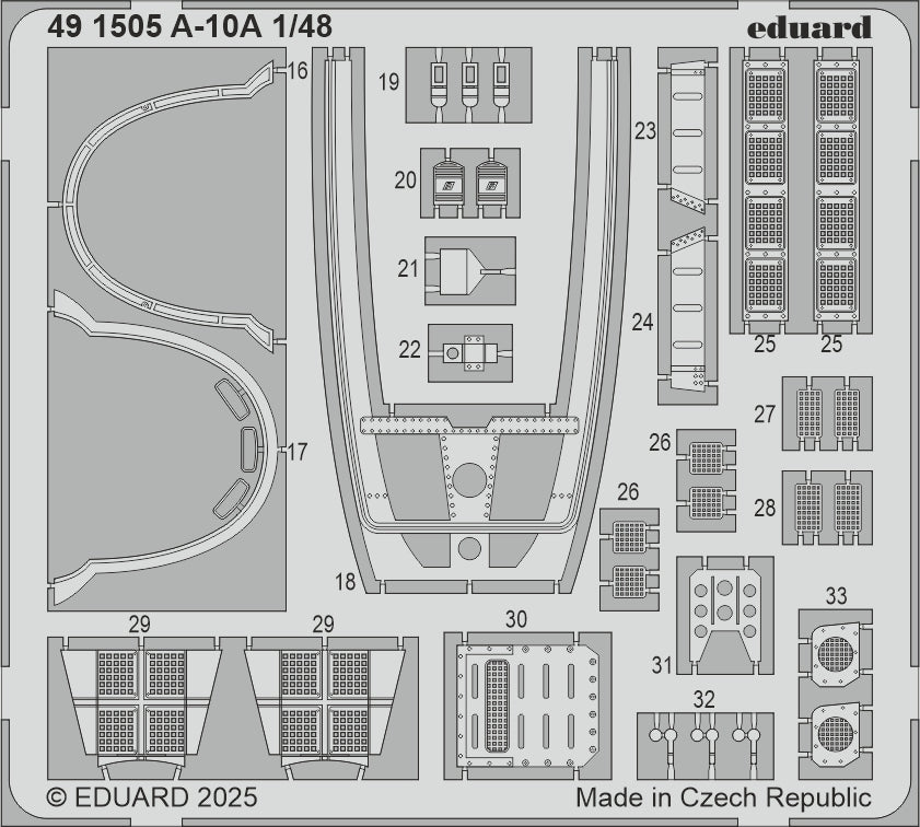 Fairchild A-10A Thunderbolt II 1/48 (designed to be used with Great Wall Hobby kits)
