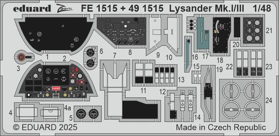 Westland Lysander Mk.I/Mk.III 1/48 (designed to be used with Airfix kits)
