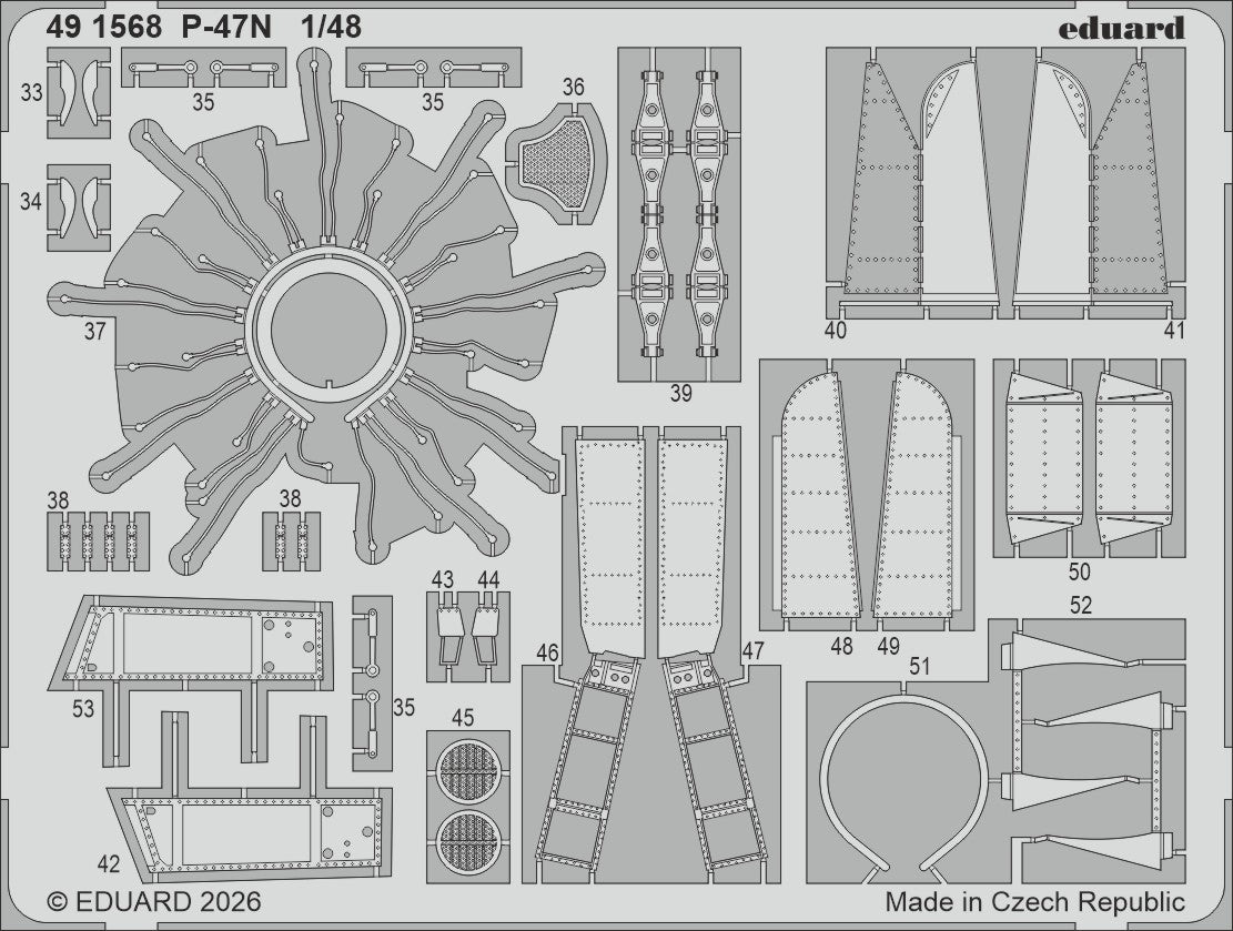 Republic P-47N Thunderbolt 1/48 (designed to be used with Miniart kits)