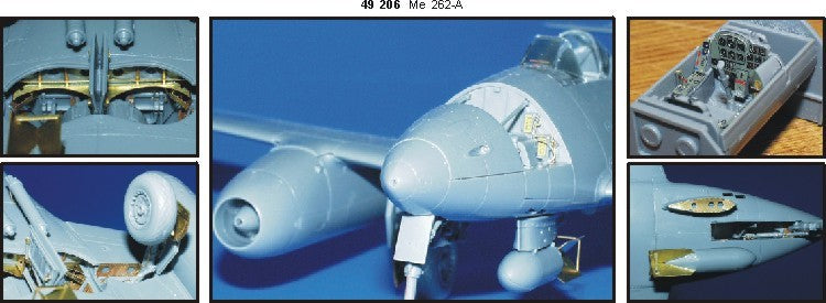 Messerschmitt Me-262A PRE-PAINTED IN COLOUR! (designed to be used with Tamiya kits)
