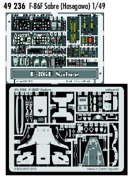 North-American F-86F Sabre PRE-PAINTED IN COLOUR! (designed to be used with Hasegawa kits)