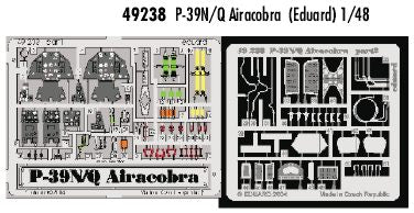 Bell P-39Q/N Airacobra PRE-PAINTED IN COLOUR! (designed to be used with Eduard kits)