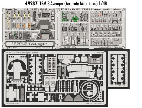 Grumman TBM-3 Avenger PRE-PAINTED IN COLOUR! (designed to be used with Accurate Miniatures and Italeri kits)