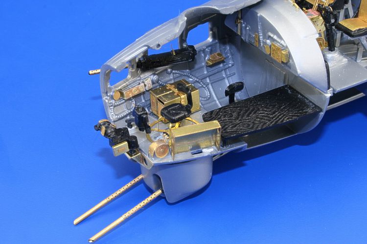 Boeing B-17G Flying Fortress nose interior PRE-PAINTED IN COLOUR! (designed to be used with Monogram and Revell kits)