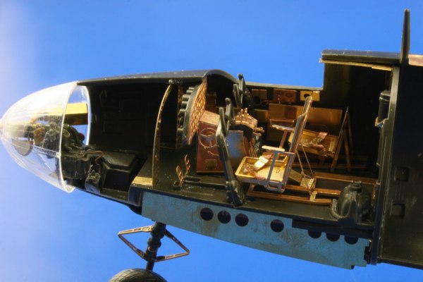 Martin B-26 Marauder interior PRE-PAINTED IN COLOUR! (designed used with Monogram and Revell kits)