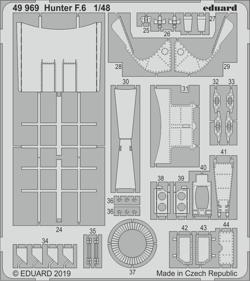 RE-RELEASED!!! Hawker Hunter F.6 1/48 (designed to be used with Airfix kits)