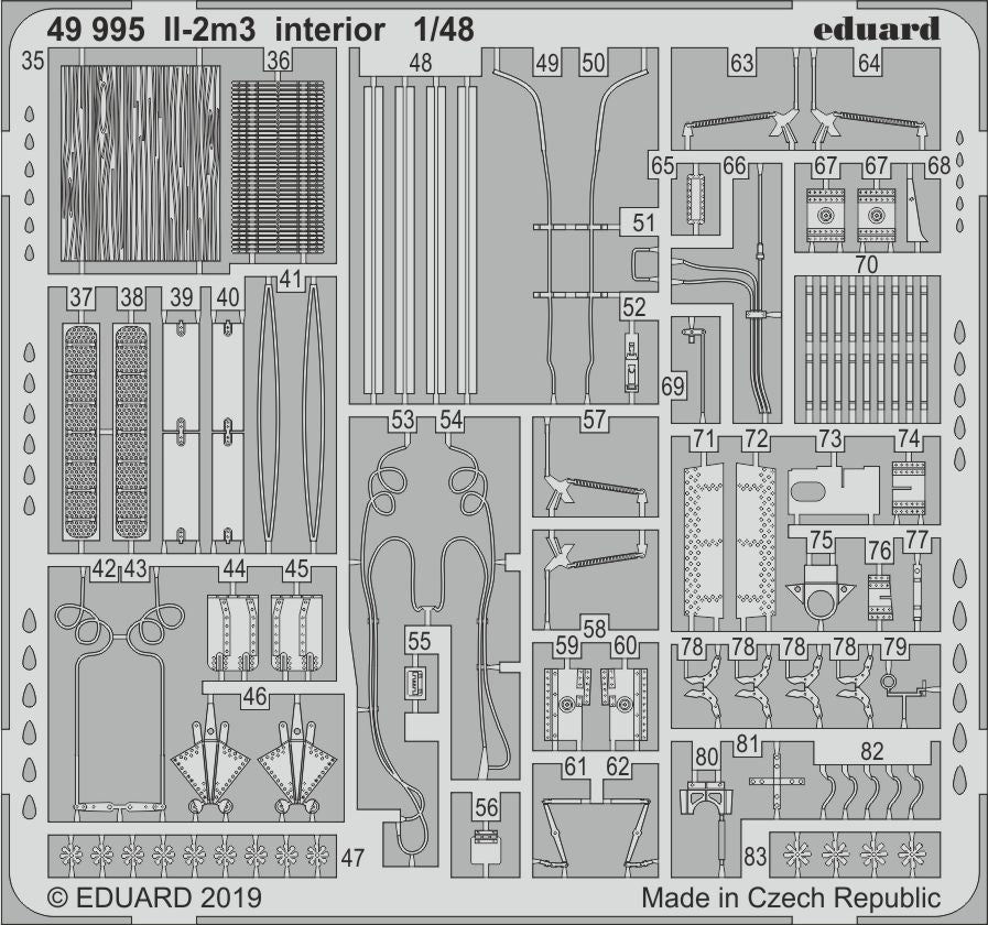 Ilyushin Il-2m3 interior (designed to be used with Tamiya Kits)