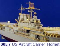USS Hornet CV-8 Aircraft Carrier handrails (designed to be used with Trumpeter kits)
