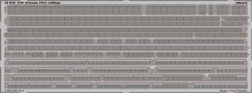 USS Arizona 1941 railings (designed to be used with Hobby Boss kits)
