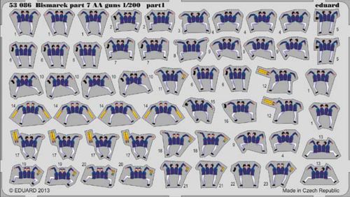 Bismark/Bismarck 1941 part 7 - AA guns (designed to be used with Trumpeter kits) (Eduard sold out July 2023 part 1)